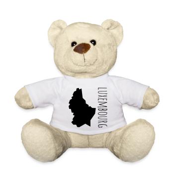 luxembourg - Teddy Bear - white - Front