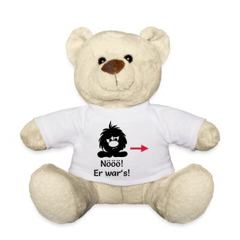 Nööö er wars Monster Smuffel - Teddy - Weiß - Vorne