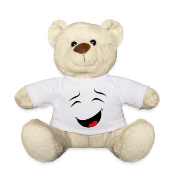 Death of laughter - Teddy Bear - white - Front