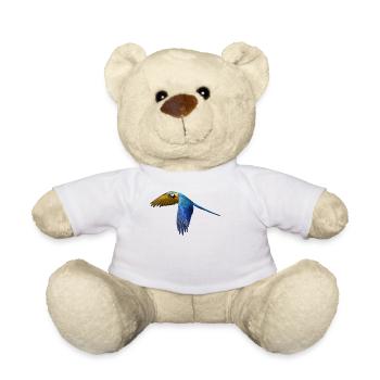 parrot parrot bird bird2 - Teddy Bear - white - Front