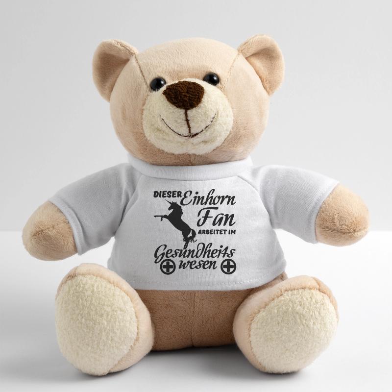 Einhorn Einhörner Medizin Spruch Geschenk Beruf Teddy