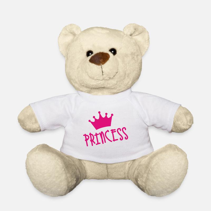 Princess - Teddy Bear - white