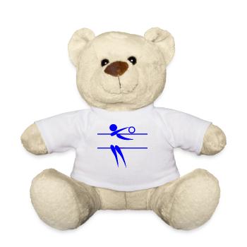 volleyball sports player spieler game waterball18 - Teddy - Weiß - Vorne