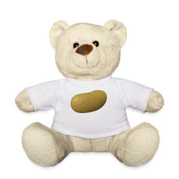 pommes de terre végétale de pomme de terre Halloween vegetables42 - Nounours - blanc - Devant