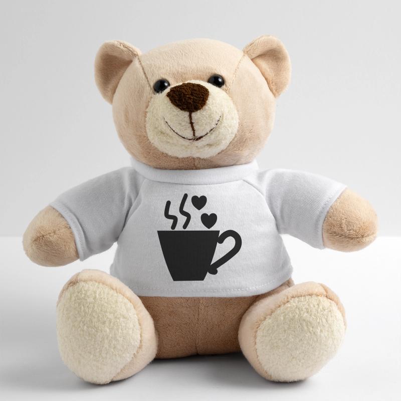 I love Coffee - coffee cup - coffee Teddy Bear