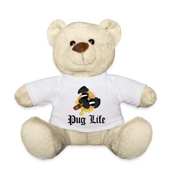 Pug Life - Teddy - Weiß - Vorne