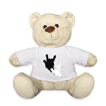 shadow play - Teddy Bear - white - Front