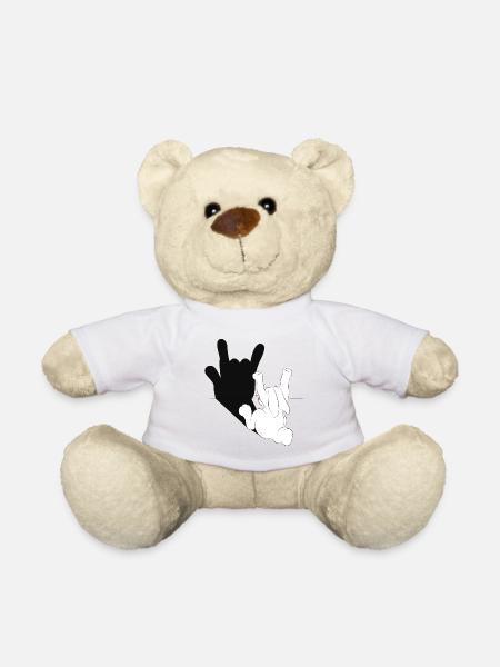 Schattenspiel - Teddy - Weiß