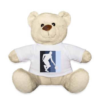 Basketball Basketballer Basketballmannschaft - Teddy - Weiß - Vorne