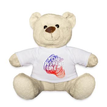 you inspire me - Teddy - Weiß - Vorne