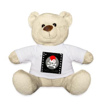 punks not dead patch - Teddy Bear - white - Front