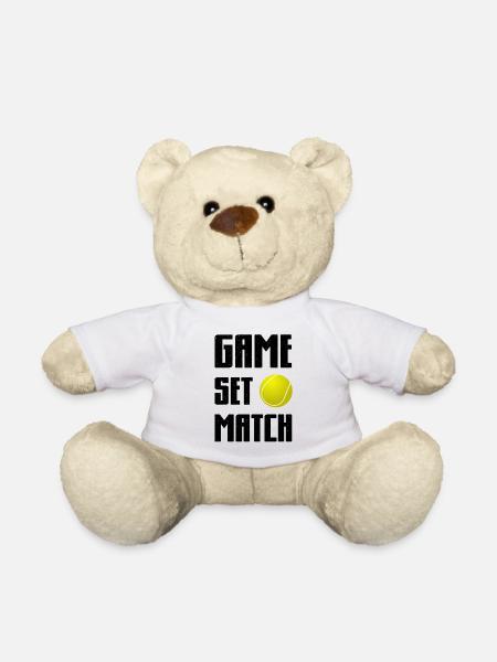 Tennis Tennis Tennis - Nounours - blanc
