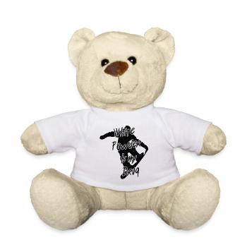 Snowboard Snowboard Snowboard - Nounours - blanc - Devant