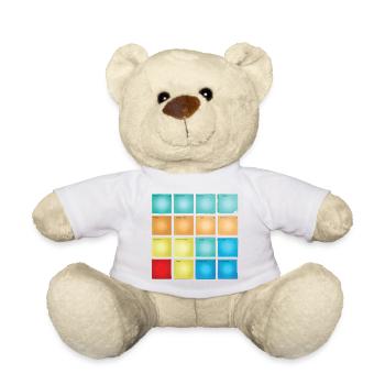 Maschinen-Pads - Teddy - Weiß - Vorne