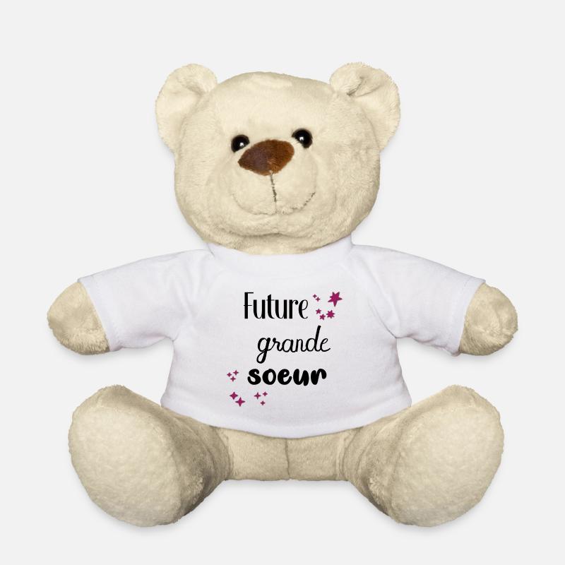 future grande soeur - Nounours - blanc