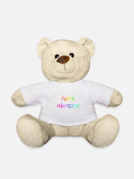 partymaus partymäuschen - Teddy - Weiß
