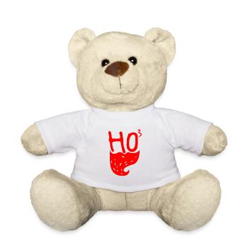 Christmas Santa Claus Xmas math teacher - Teddy Bear - white - Front