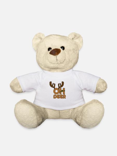Weihnacht Weihnachten Weihnacht Weihnachten - Teddy - Weiß