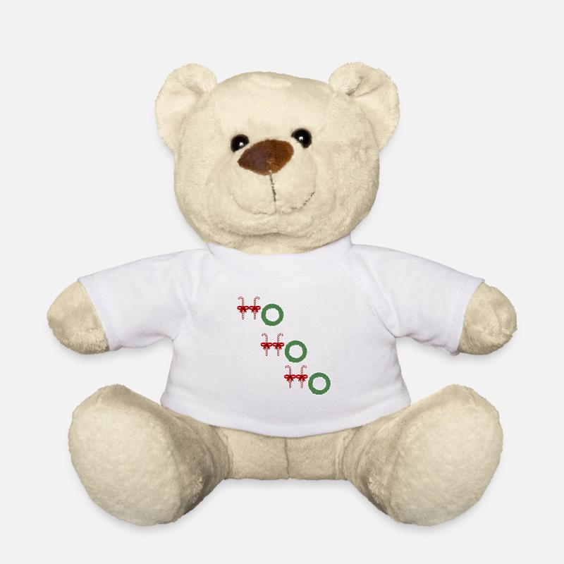 Christmas Christmas Christmas Christmas - Teddy Bear - white