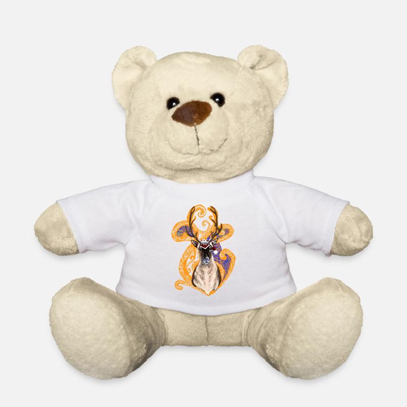 Christmas reindeer - Teddy Bear - white