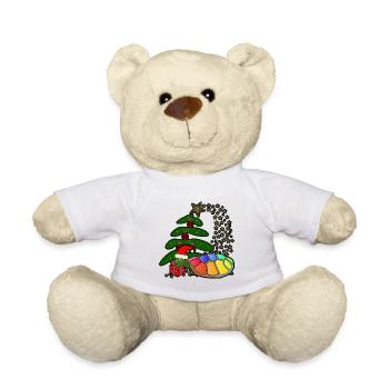 Noël Noël Noël Noël Noël - Nounours - blanc - Devant