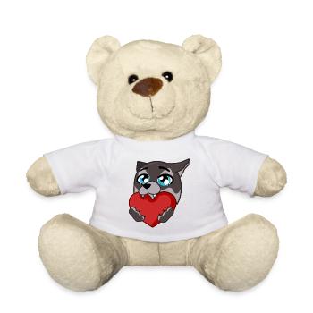 RedMun Love - Teddy Bear - white - Front