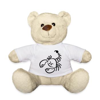 skorpion - Teddy Bear - white - Front