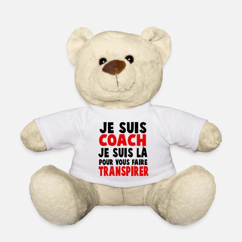 JE SUIS COACH - Nounours - blanc