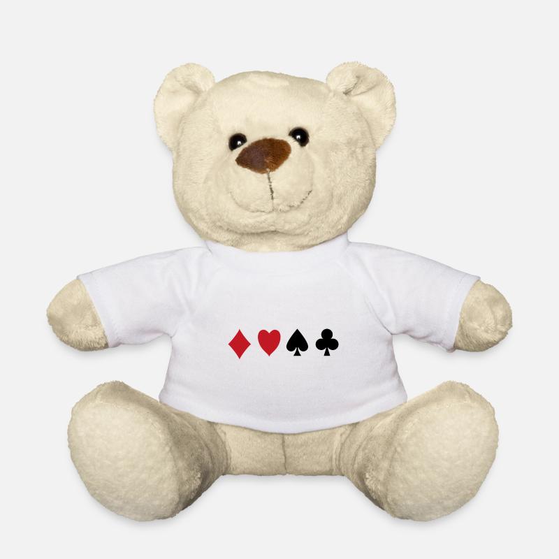 Kartenspiel - Teddy - Weiß