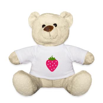 fraise - Nounours - blanc - Devant