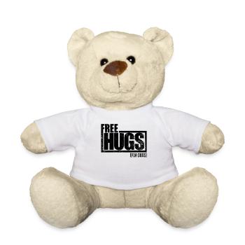 Câlins gratuits pour chiens - Nounours - blanc - Devant