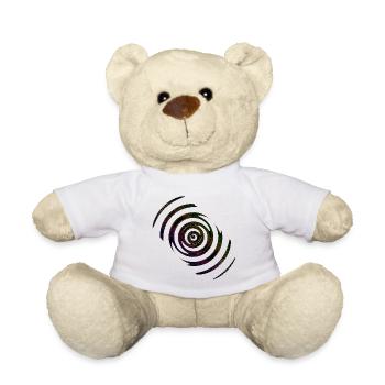 Art arc-en-ciel - Nounours - blanc - Devant