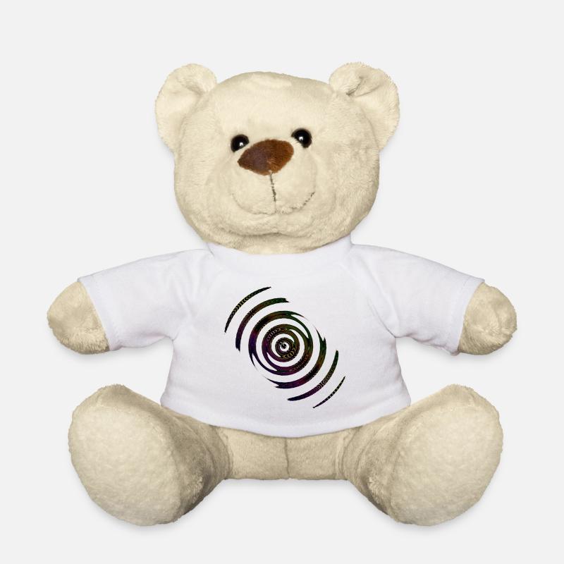 Art arc-en-ciel - Nounours - blanc