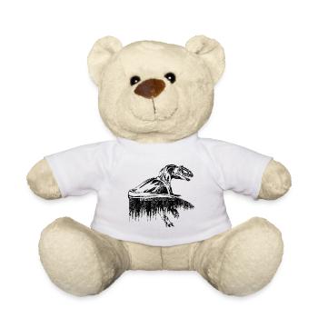 dinosaur - Teddy Bear - white - Front