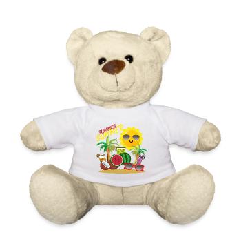 Sommerurlaub Summer Sonne Urlaub - Teddy - Weiß - Vorne