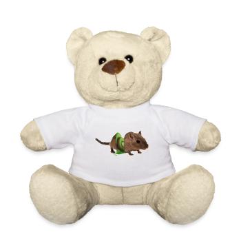 Souris Rat Kiwi Rat Souris Poison Fun Fun - Nounours - blanc - Devant