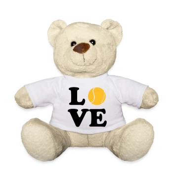 Love Tennis - Nounours - blanc - Devant