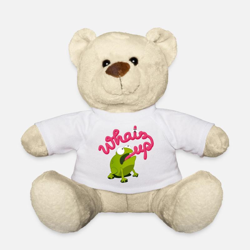 whats up frog - Nounours - blanc