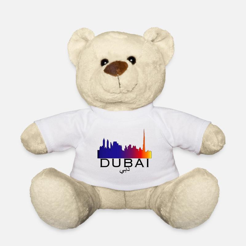 Skyline de Dubaï - Nounours - blanc