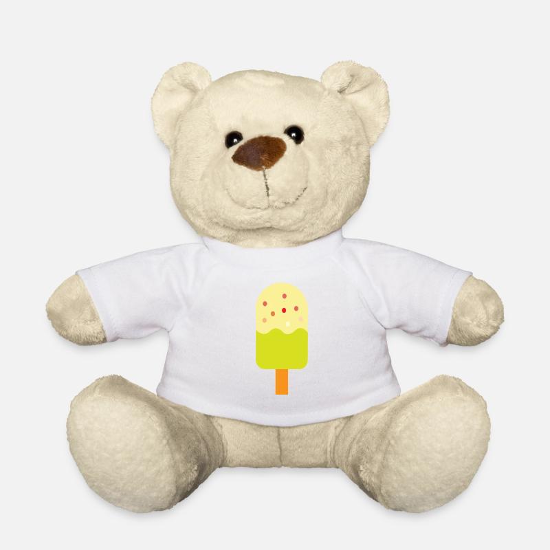 Popsicle - Teddy Bear - white