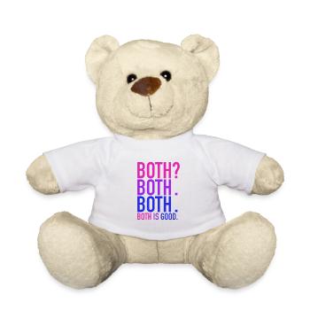 Bisexuel LGBT deux fierté gaie CSD amour amour - Nounours - blanc - Devant