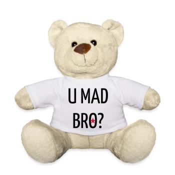 Quote / Gaming / Geek / Gamer / Computer / Game - Teddy Bear - white - Front
