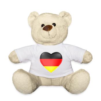 Deutschland Liebe - Nounours - blanc - Devant