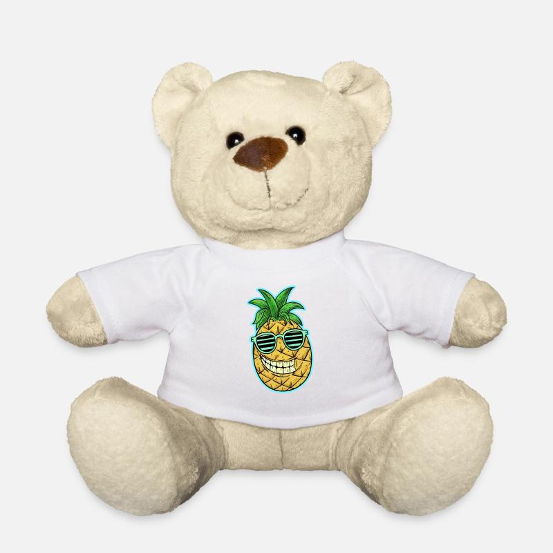 Ananas - Teddy - Weiß