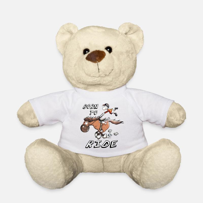 Born to Ride - Teddy - Weiß