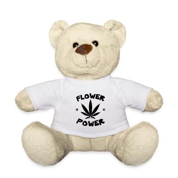 Flower Power - Teddy - Weiß - Vorne