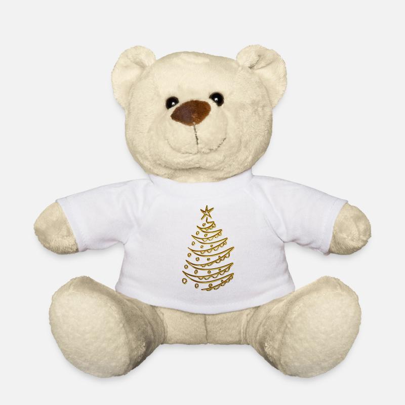Weihnachtsbaum - Teddy - Weiß