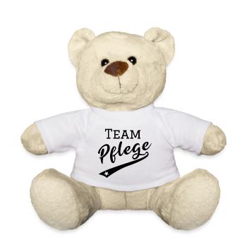 Team Pflege im vintage style | Team & Pflegestuff - Teddy - Weiß - Vorne