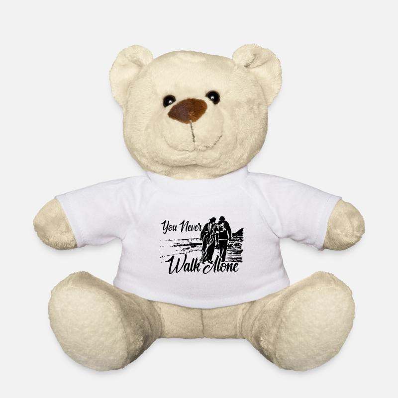 You never walk alone - Teddy - Weiß