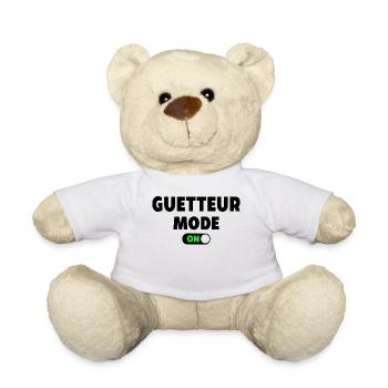GUETTEUR MODE ON - Nounours - blanc - Devant
